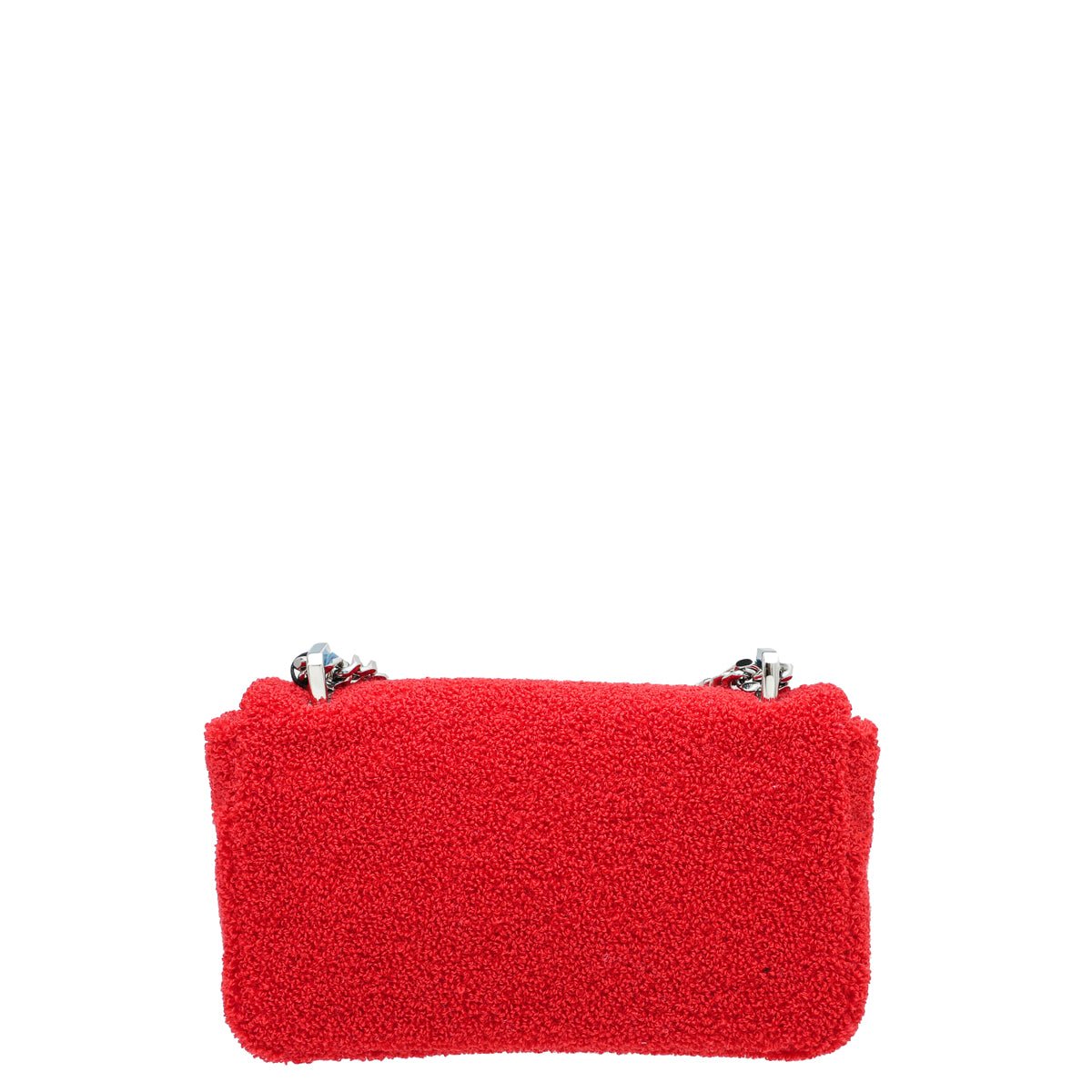 Burberry Red Terry Cloth Mini Love Lola Bag