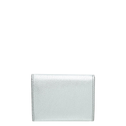 Burberry Silver D Ring Small Wallet