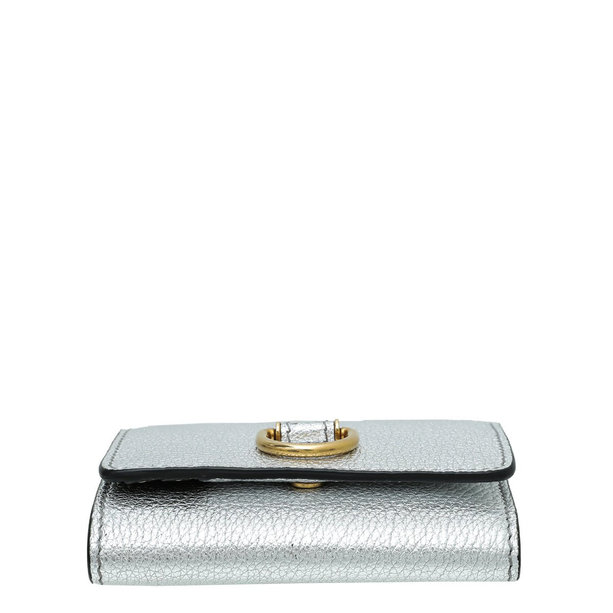 Burberry Silver D Ring Small Wallet