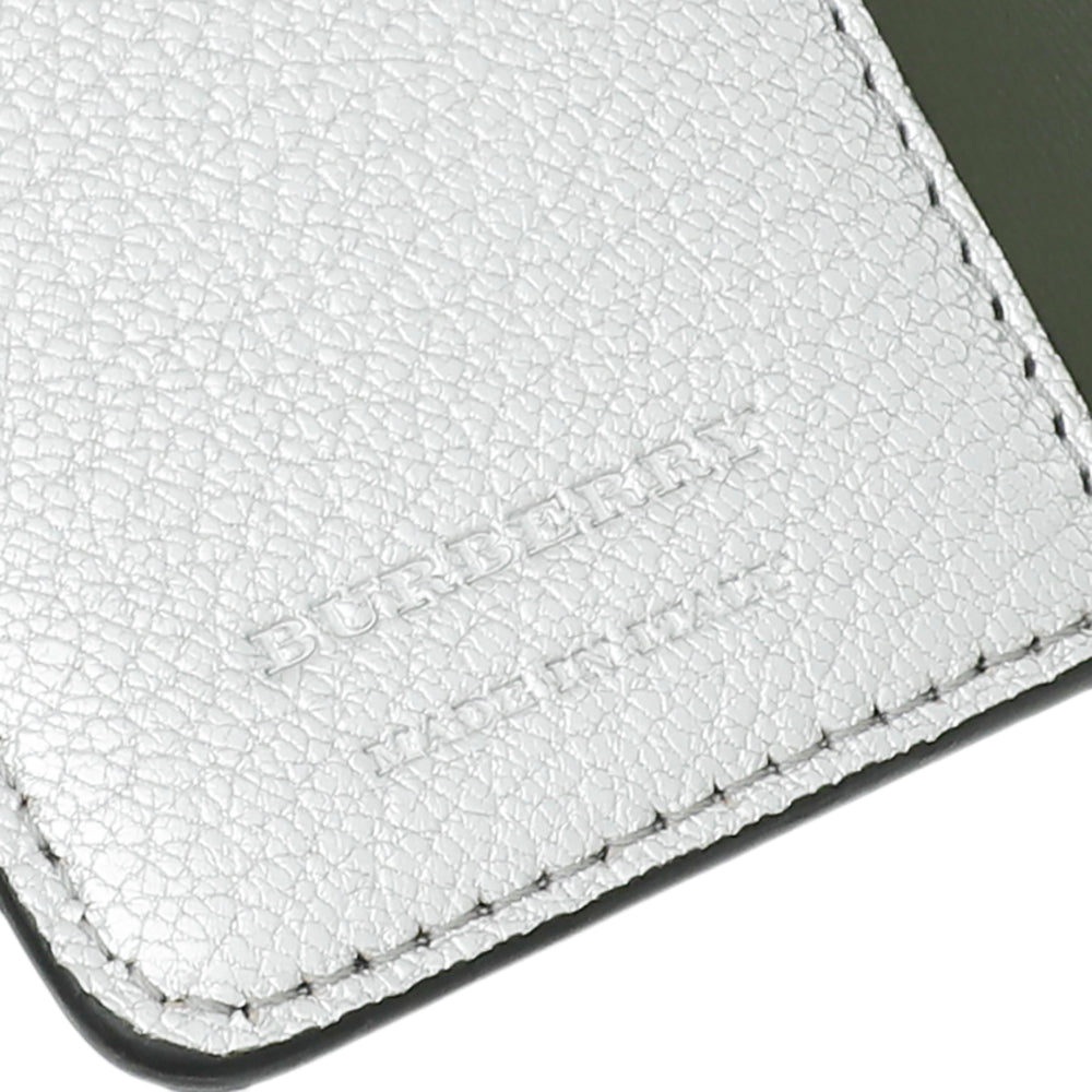 Burberry Silver D Ring Small Wallet