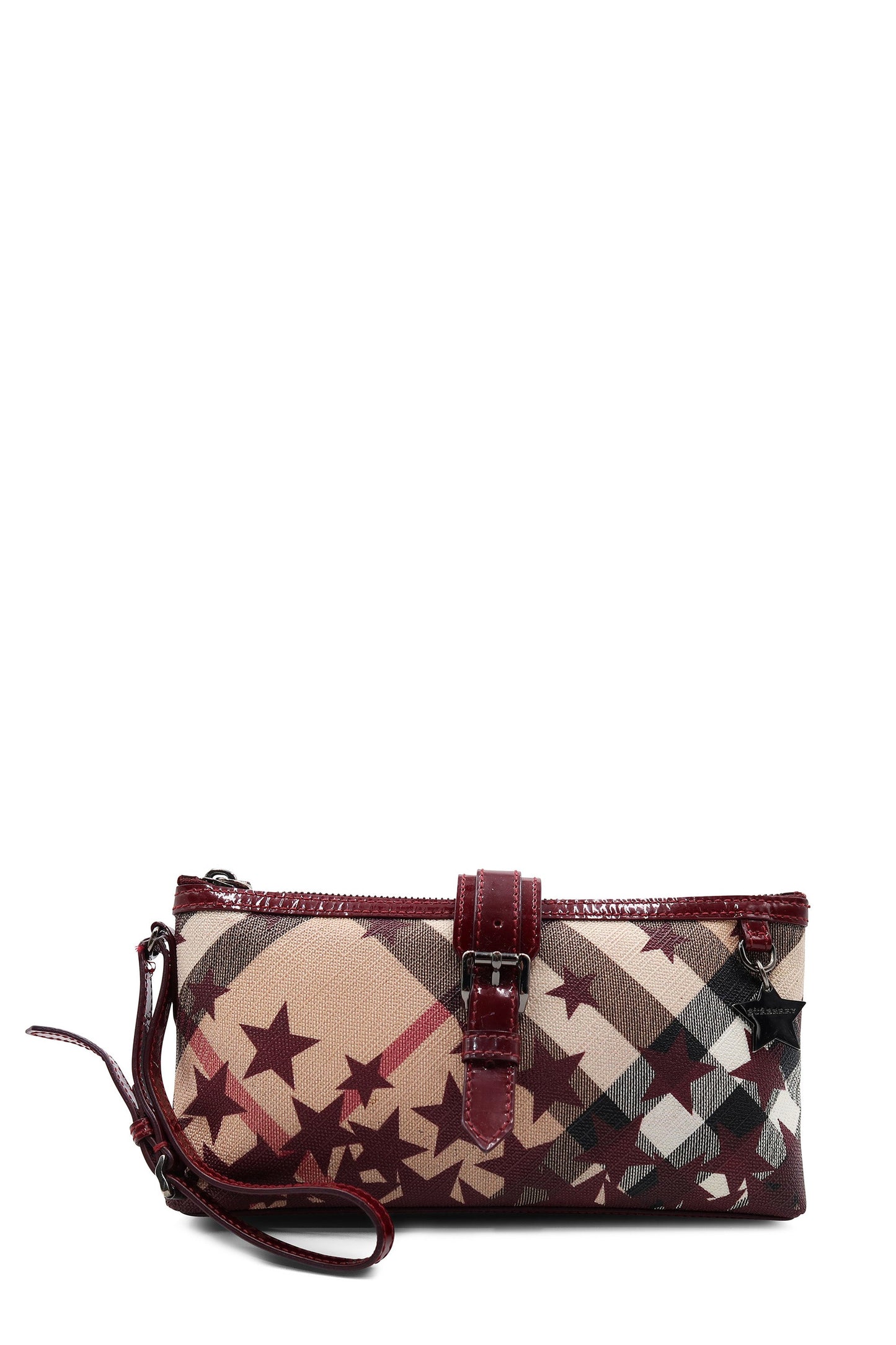 Super Nova Check Stars Pouch Red