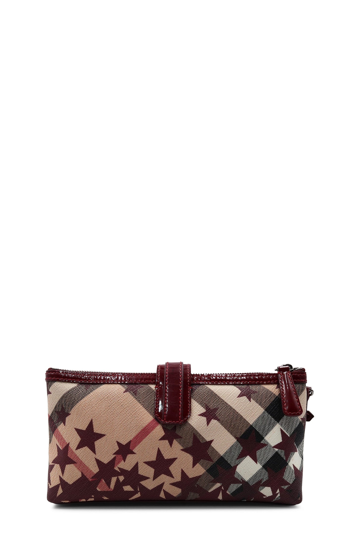 Super Nova Check Stars Pouch Red