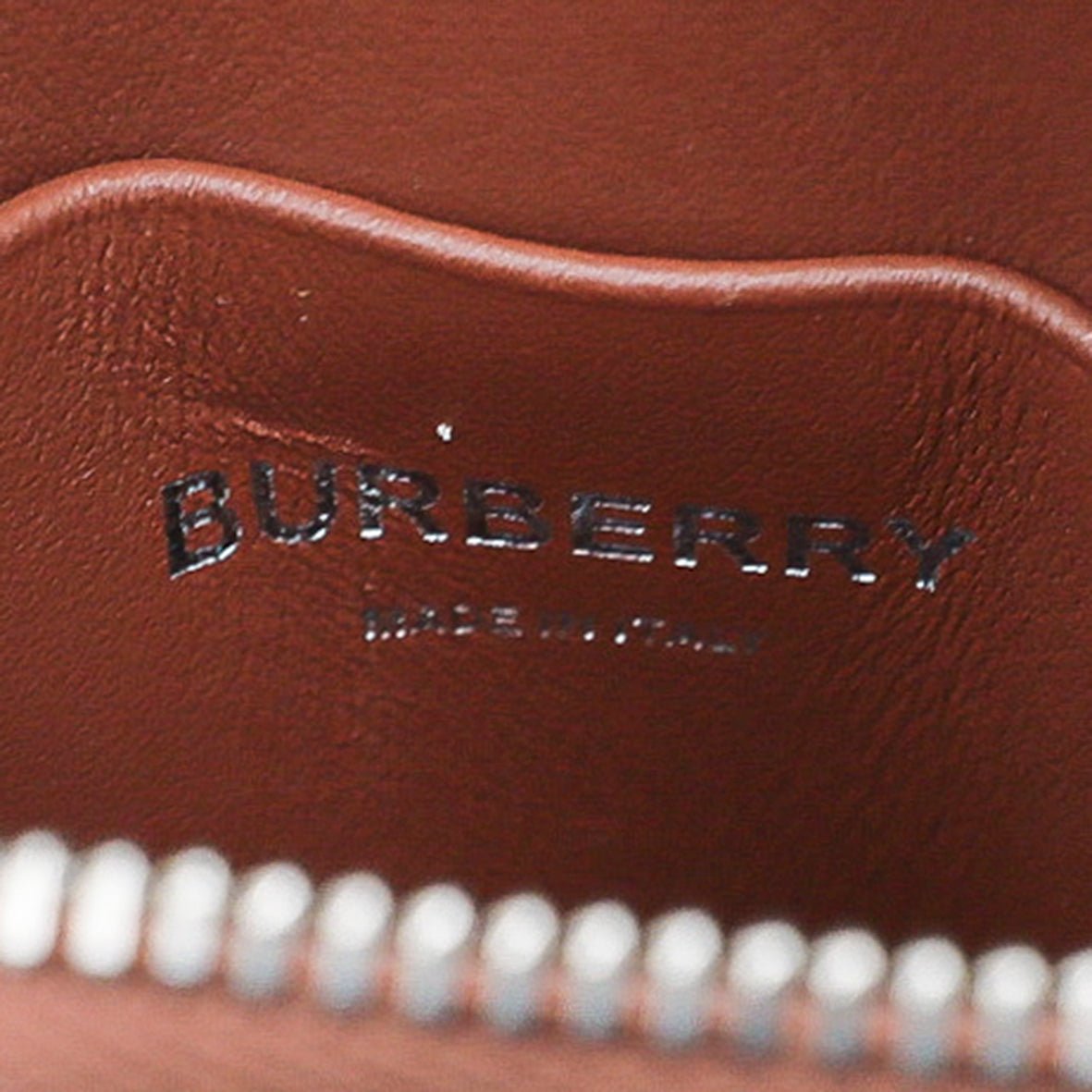 Burberry Tan TB Neck Wallet