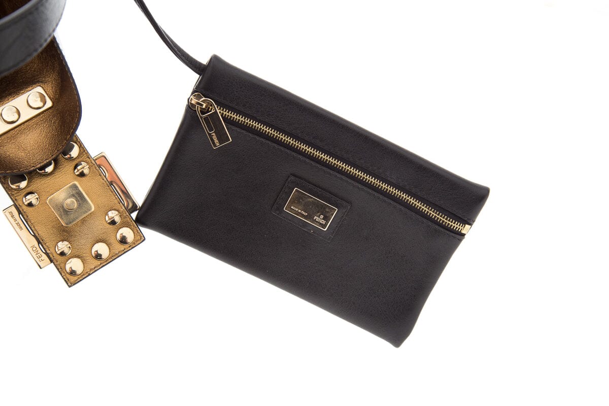 Fendi Black Baguette Handbag