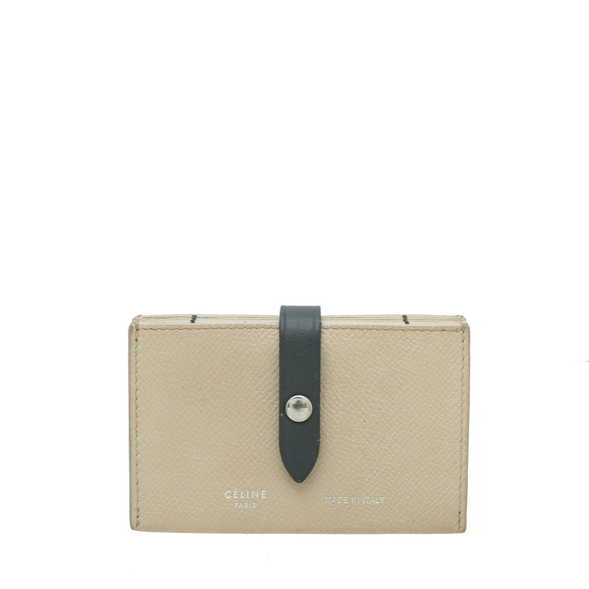 Celine Beige Accordion Card Holder