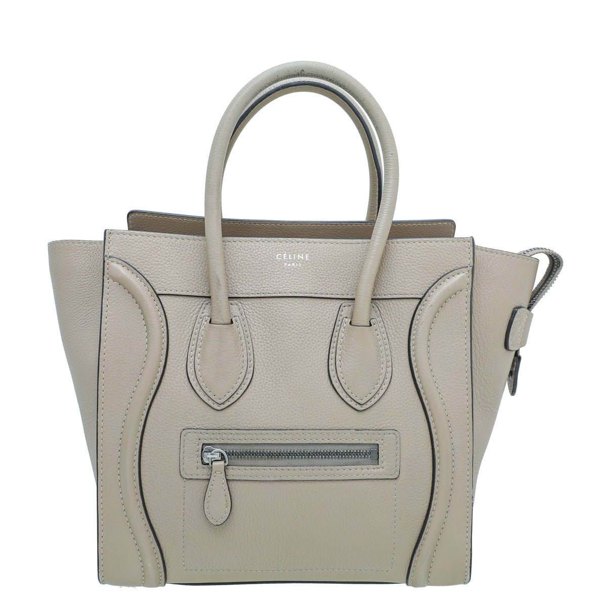 Celine Beige Micro Luggage Bag