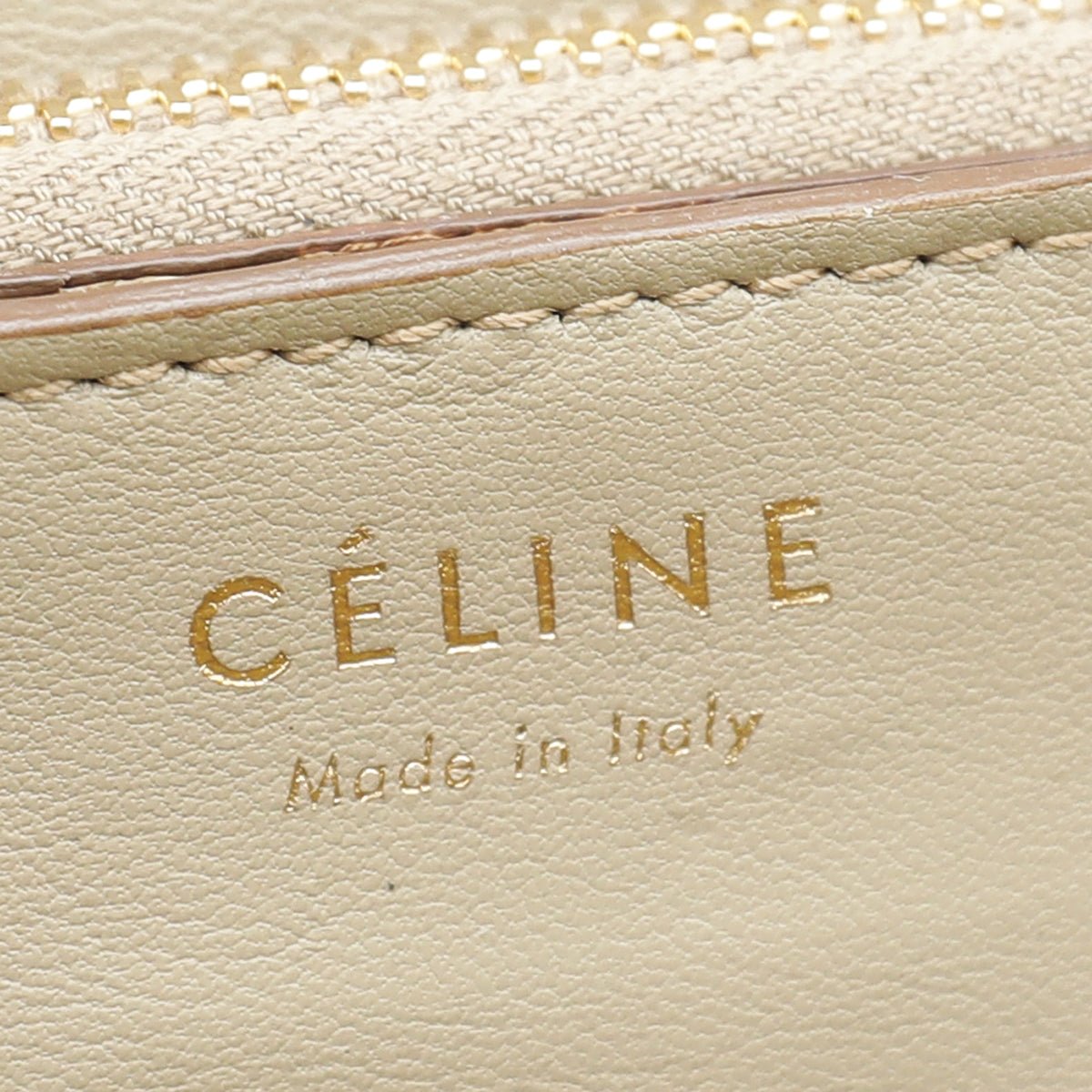 Celine Beige Python Classic Medium Bag