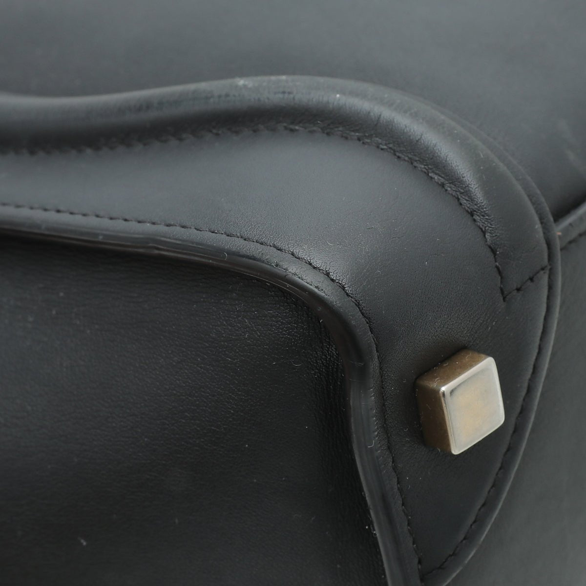 Celine Black Micro Luggage Dramed Bag