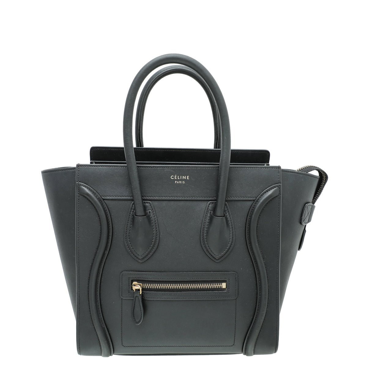 Celine Black Micro Luggage Dramed Bag