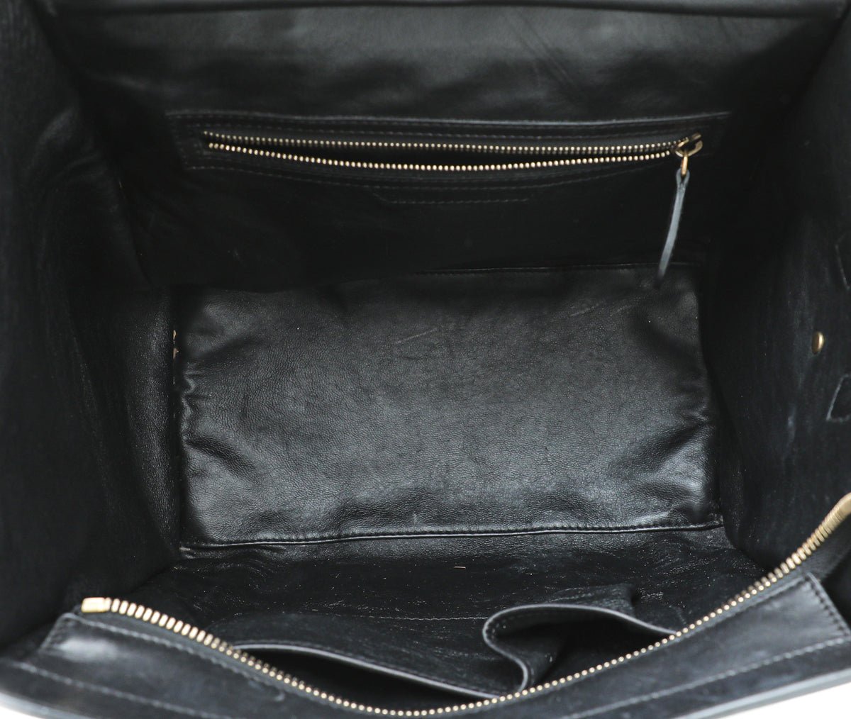 Celine Black Python Mini Luggage Bag