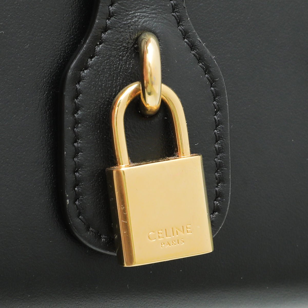 Celine Black Small Strap Wallet