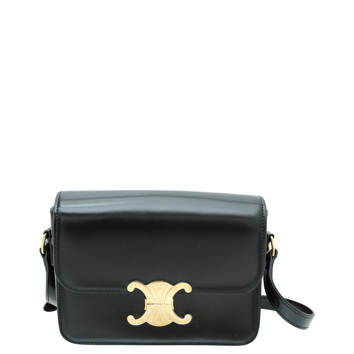 Celine Black Teen Triomphe Bag