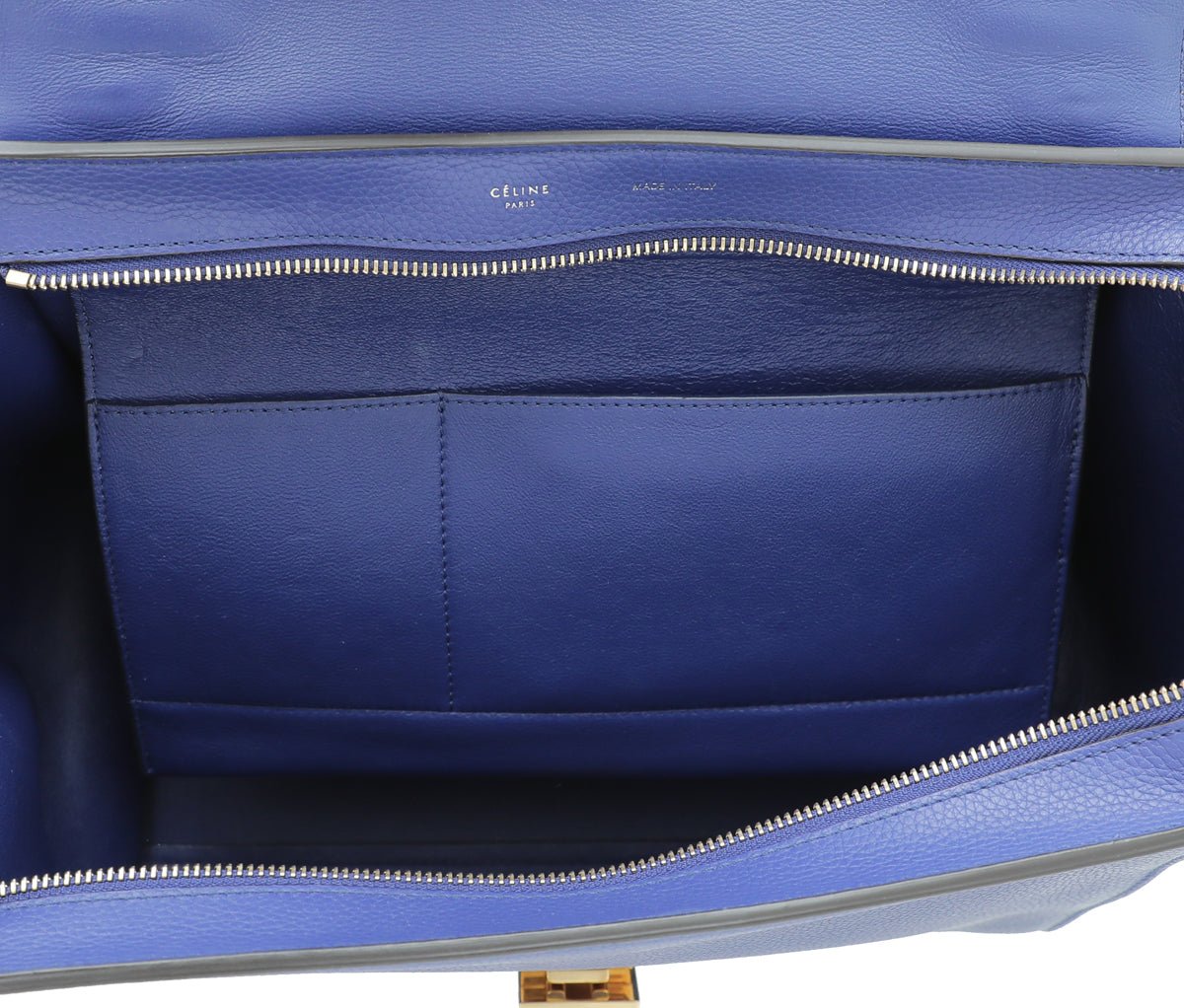 Celine Blue Trapeze Medium Bag