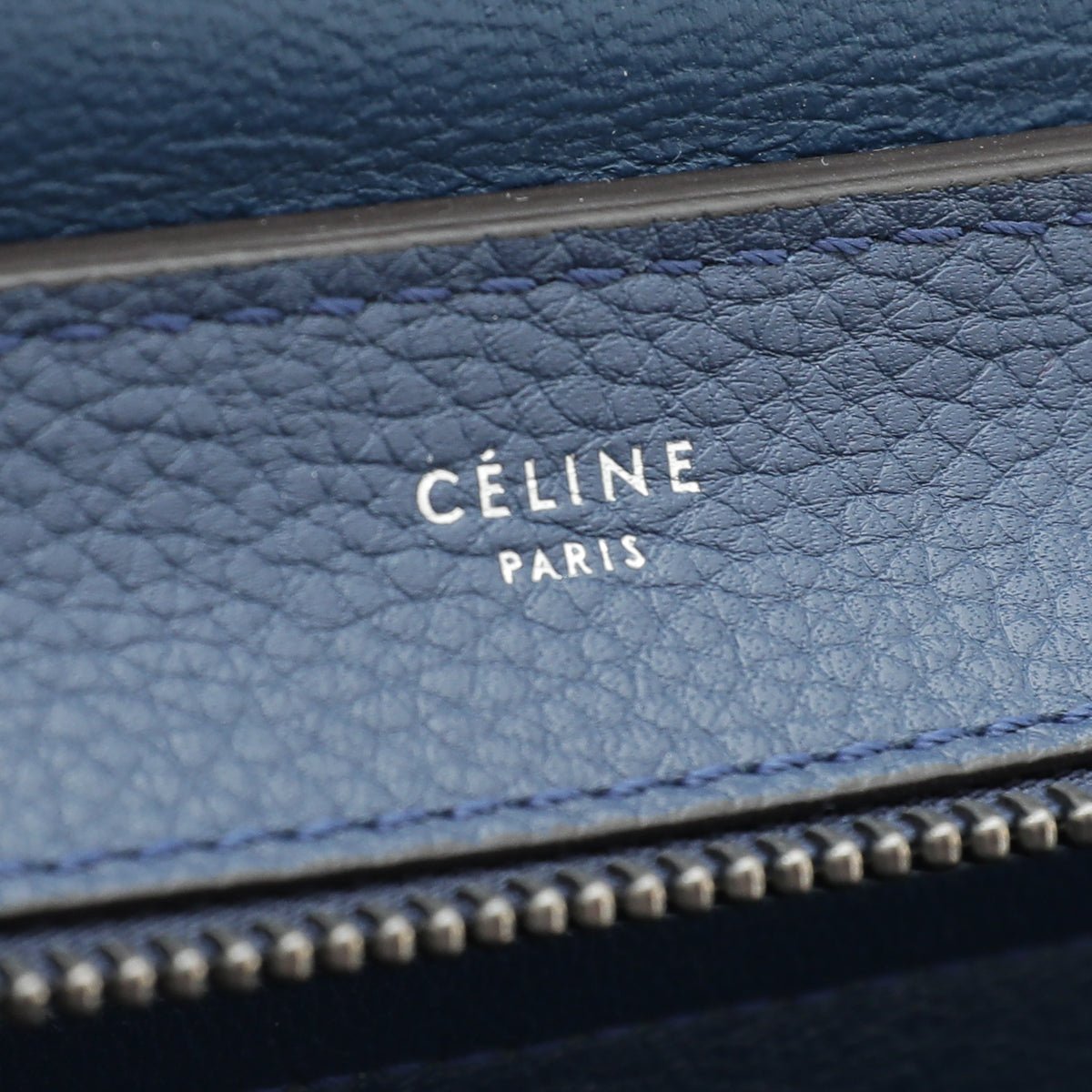 Celine Blue Trapeze Medium Bag