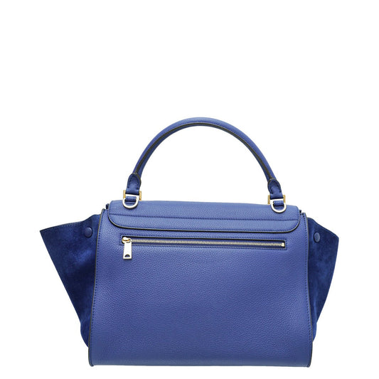 Celine Blue Trapeze Medium Bag