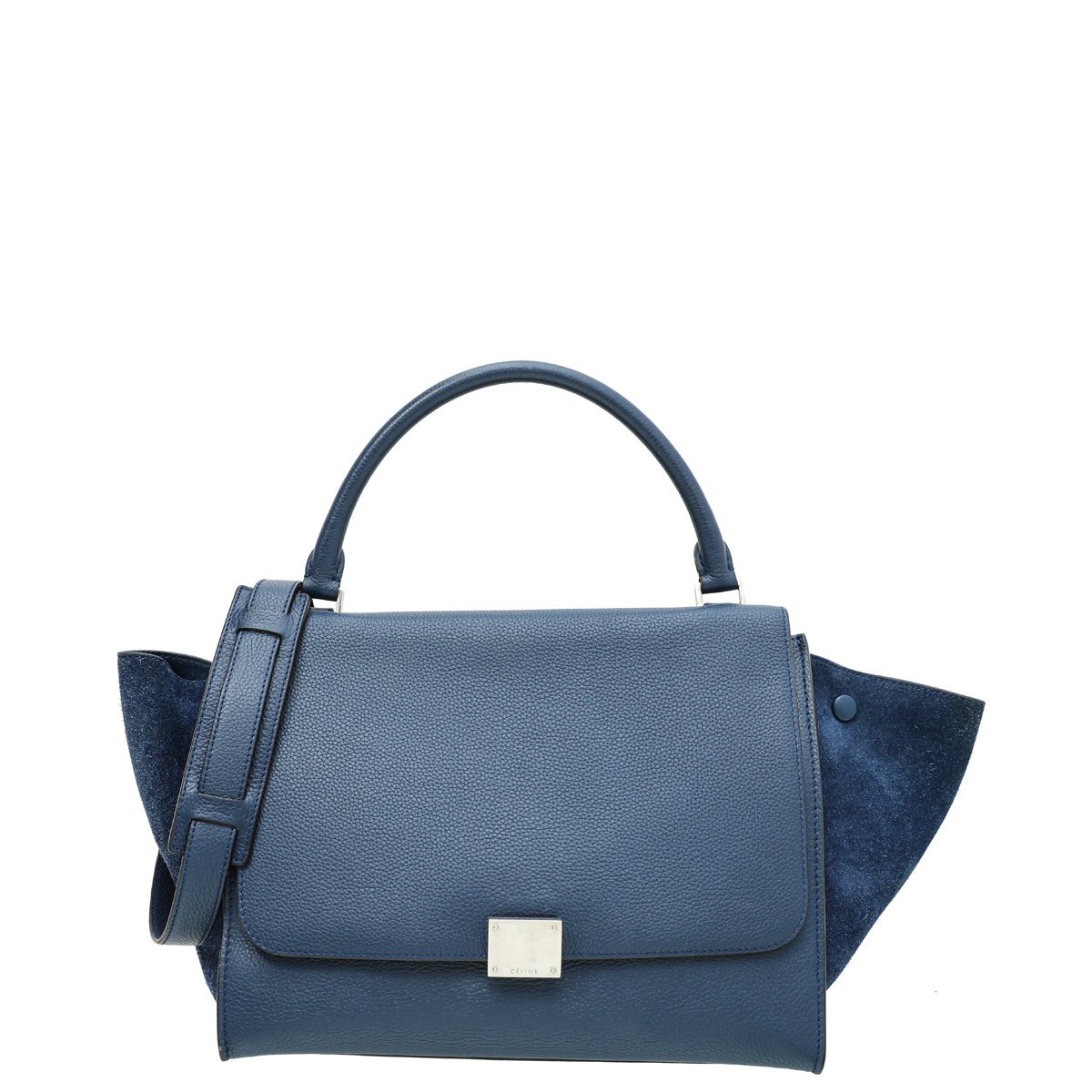 Celine Blue Trapeze Medium Bag