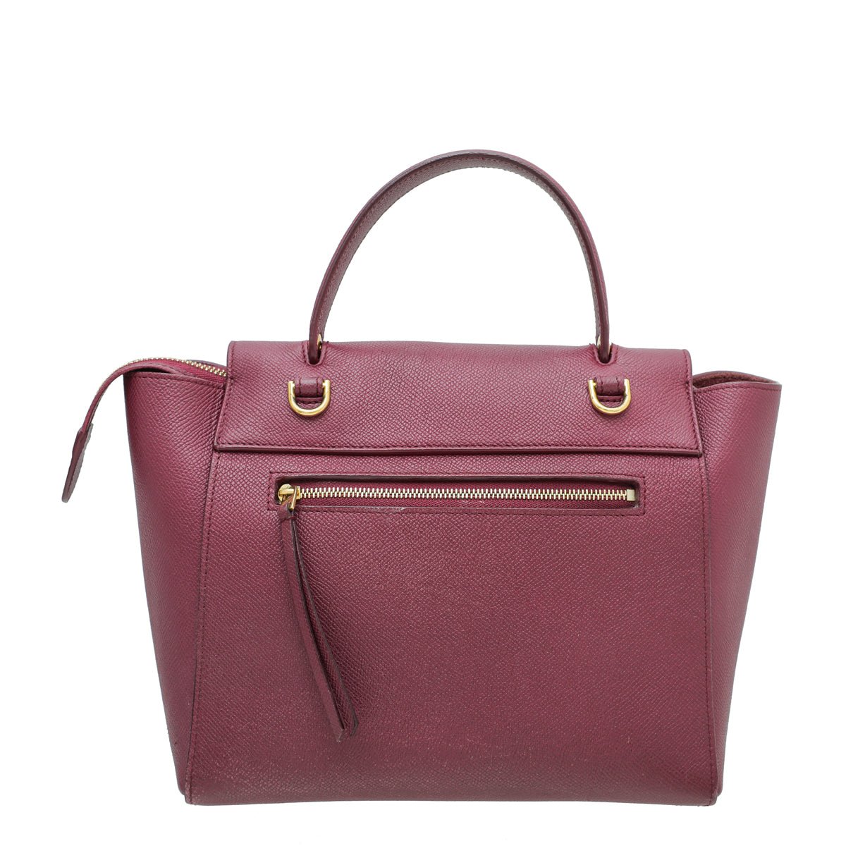 Celine Burgundy Micro Belt Bag