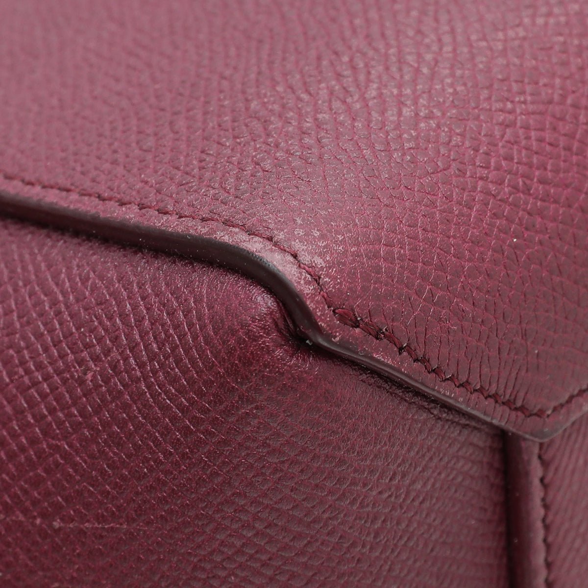 Celine Burgundy Micro Belt Bag