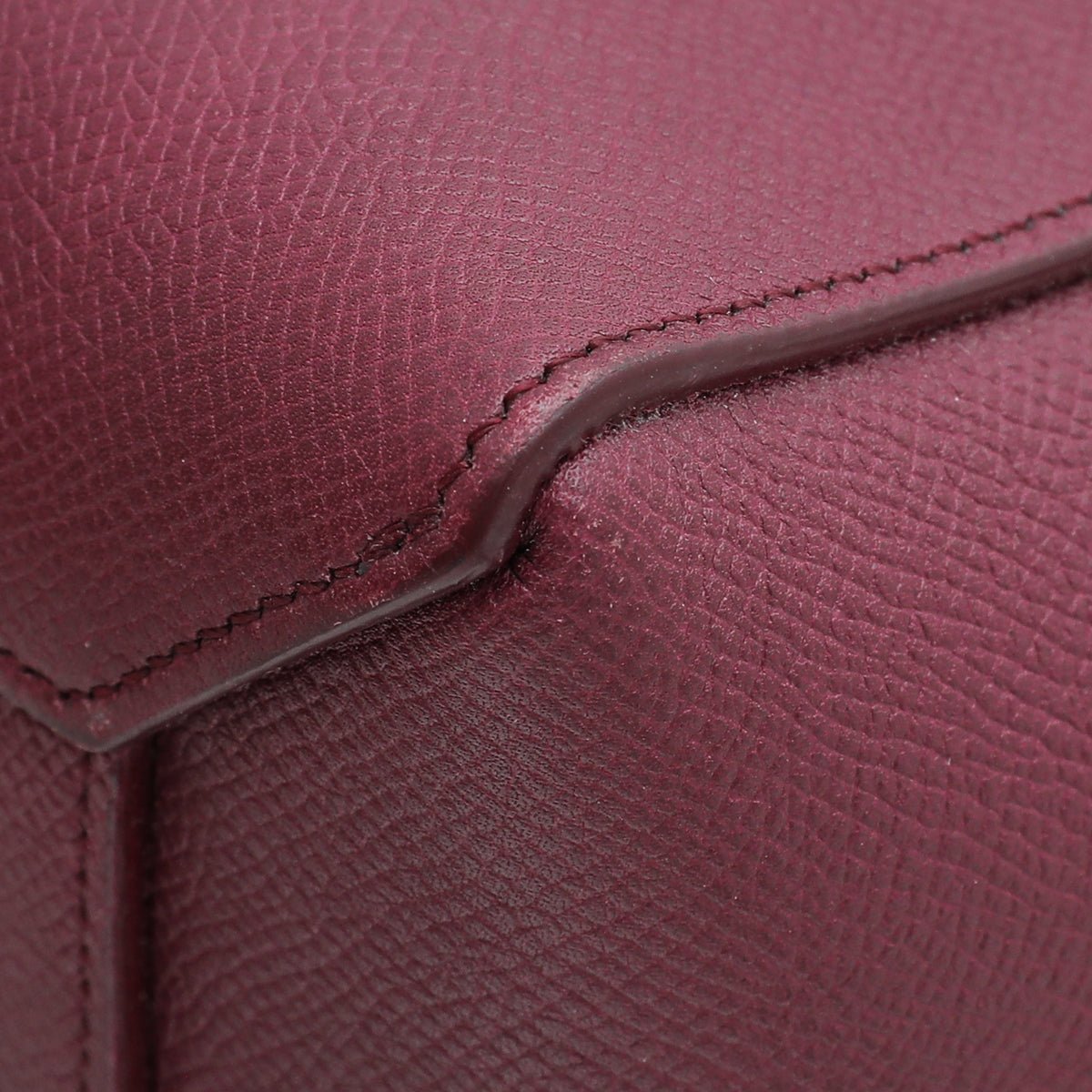 Celine Burgundy Micro Belt Bag