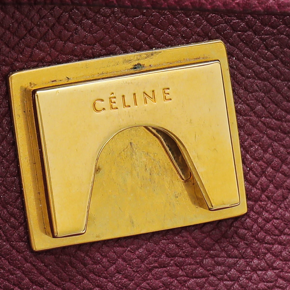 Celine Burgundy Micro Belt Bag