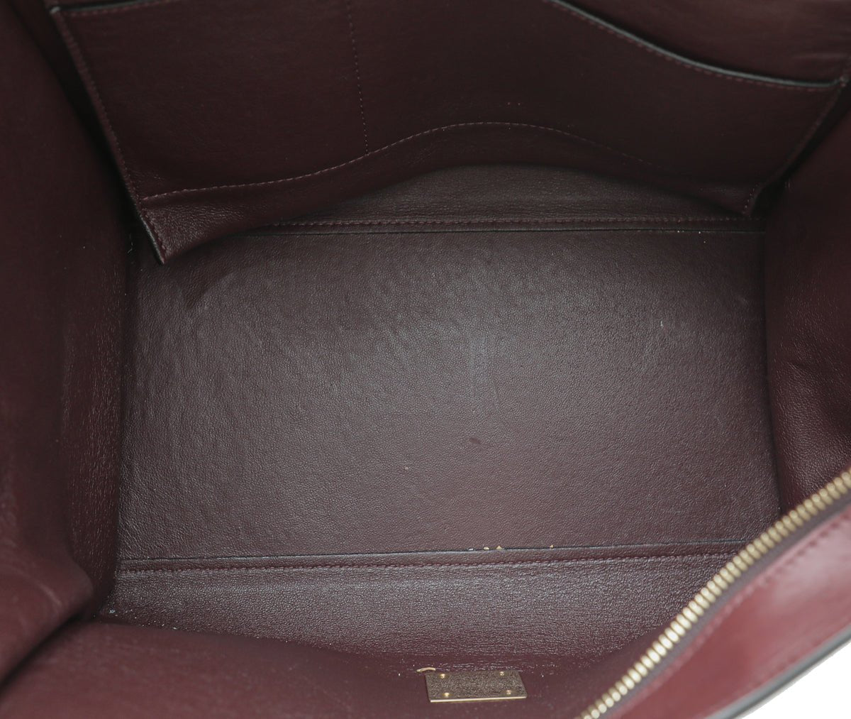 Celine Burgundy Trapeze Medium Bag