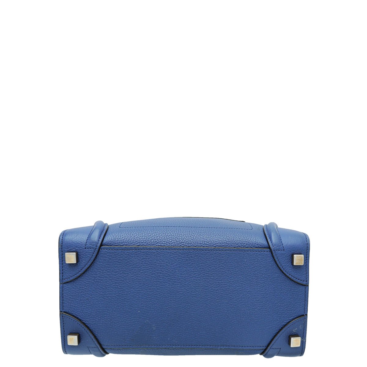 Celine Dark Blue Luggage Micro Bag