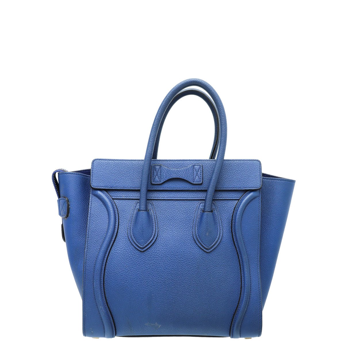 Celine Dark Blue Luggage Micro Bag