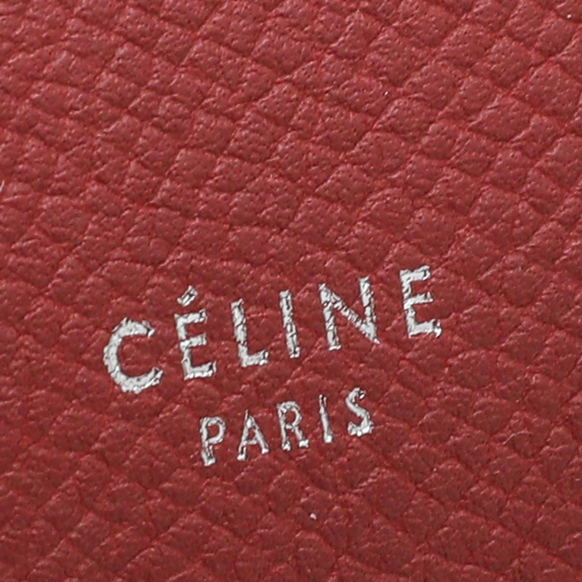 Celine Indian Red Micro Belt Top Handle Bag