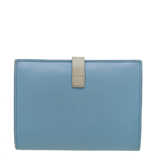 Celine Light Blue Multifunction Medium Wallet