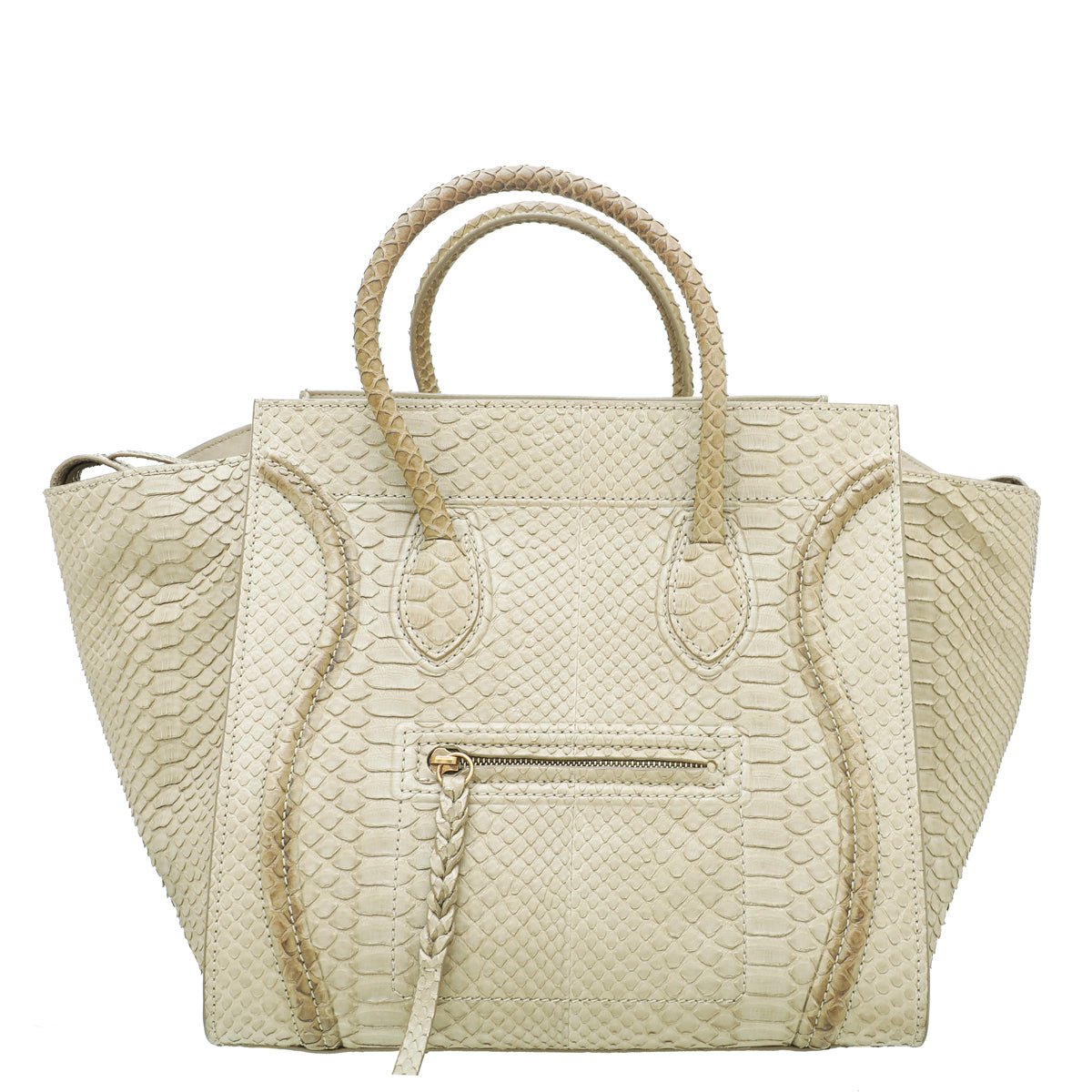 Celine Mastic Python Phantom Medium Luggage Bag