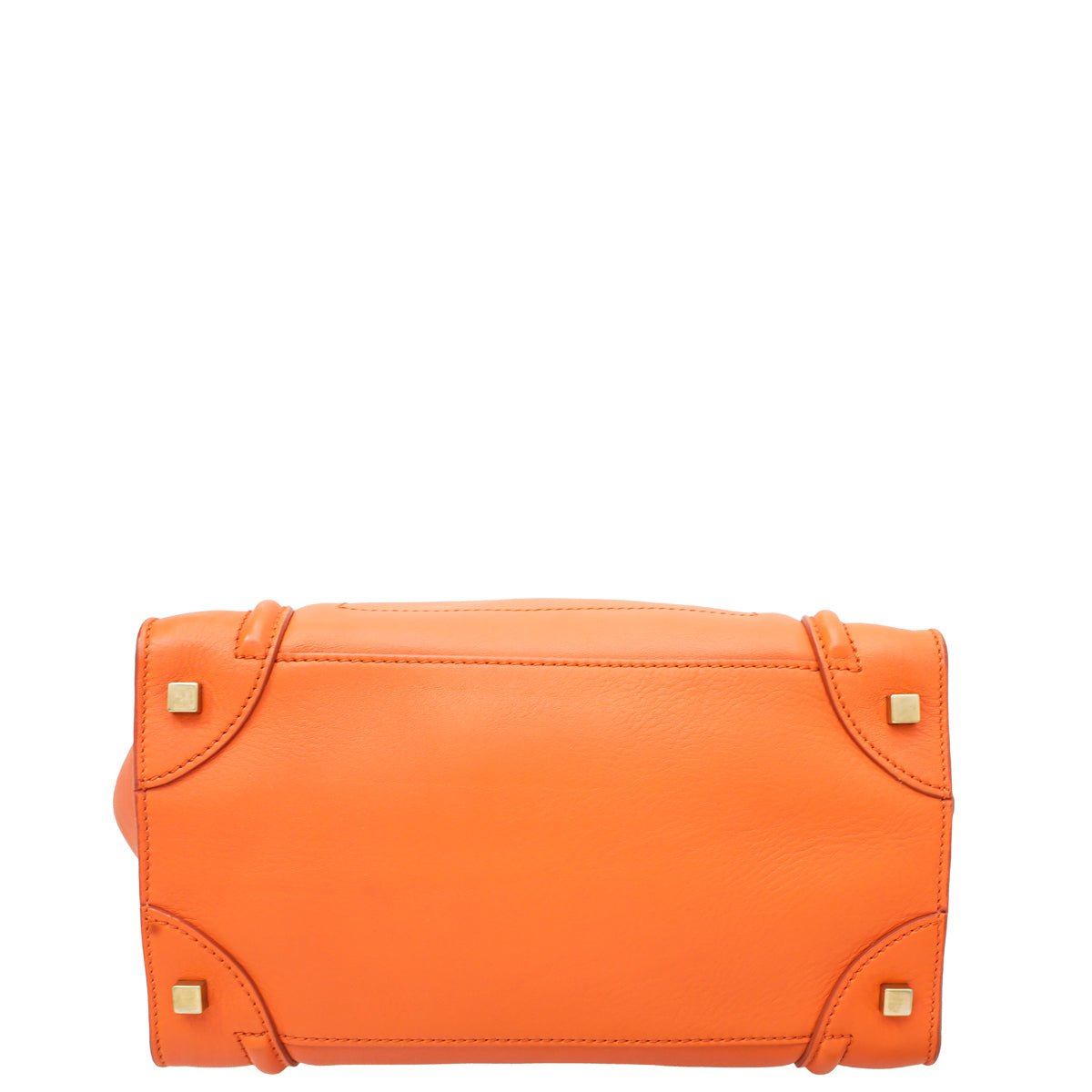 Celine Orange Mini Luggage Bag