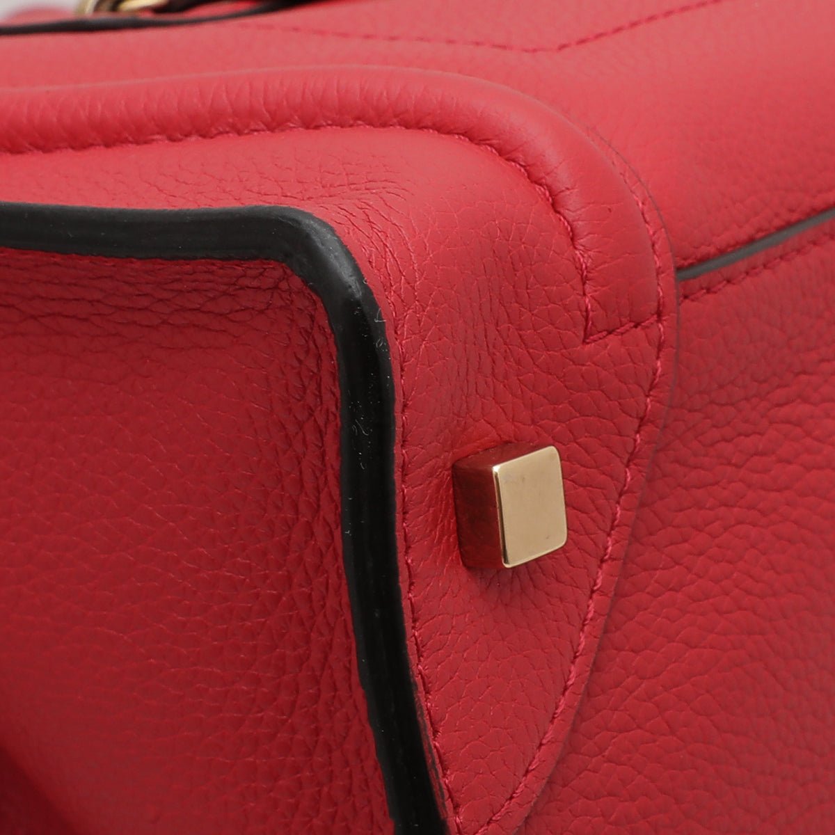 Celine Red Mini Luggage Bag