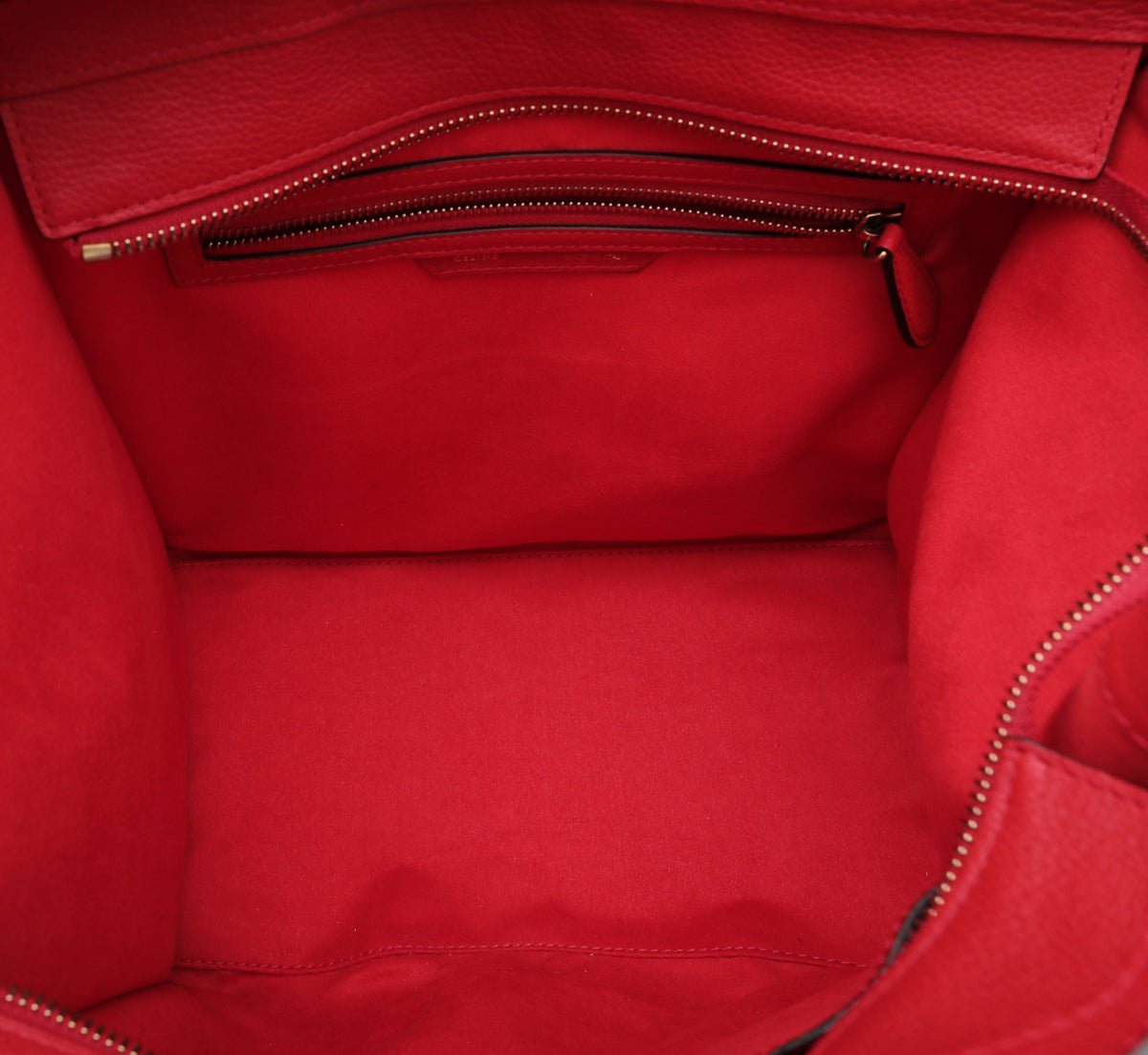 Celine Red Mini Luggage Bag