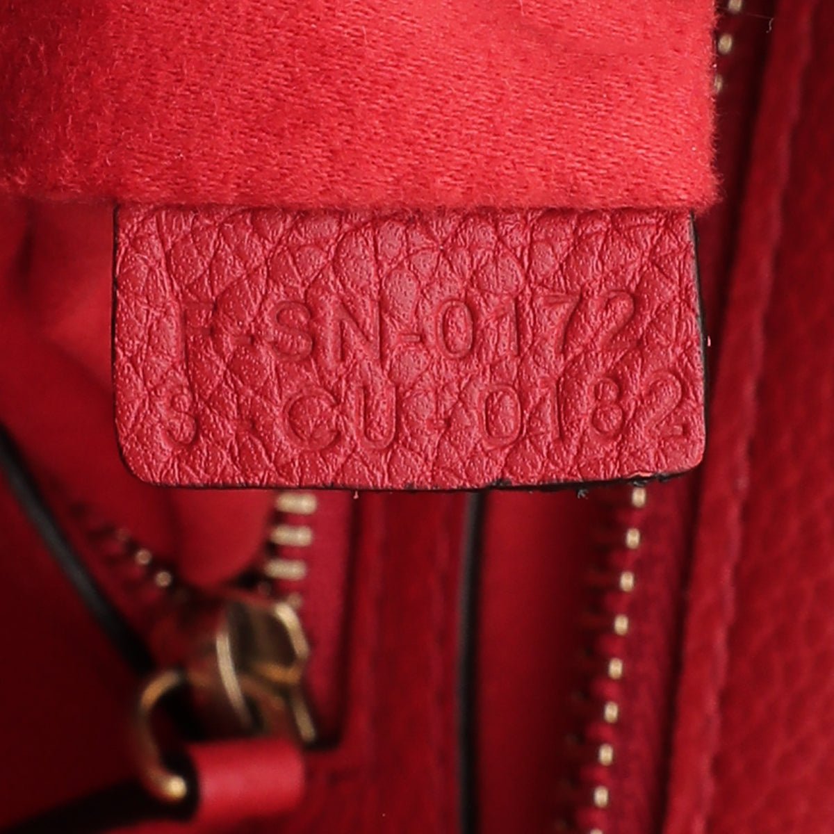 Celine Red Mini Luggage Bag