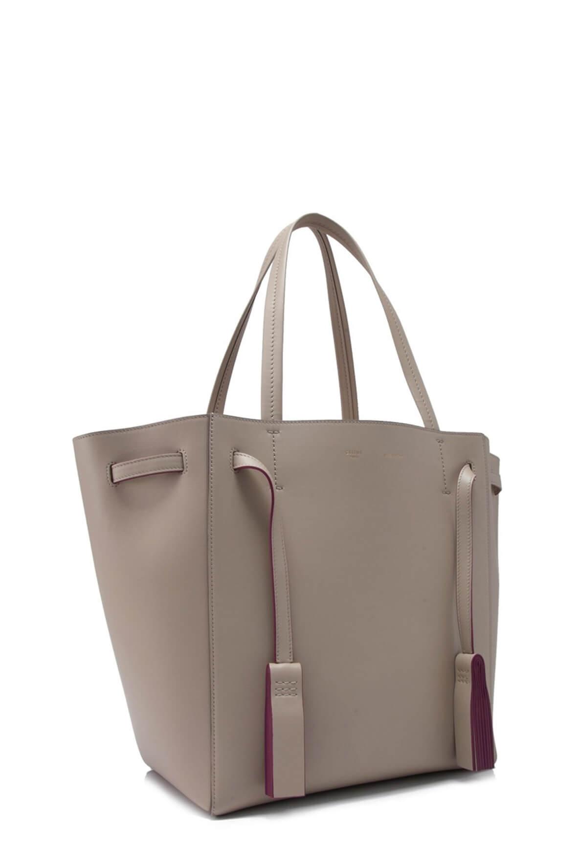 Small Cabas Tote with Tassel Dune