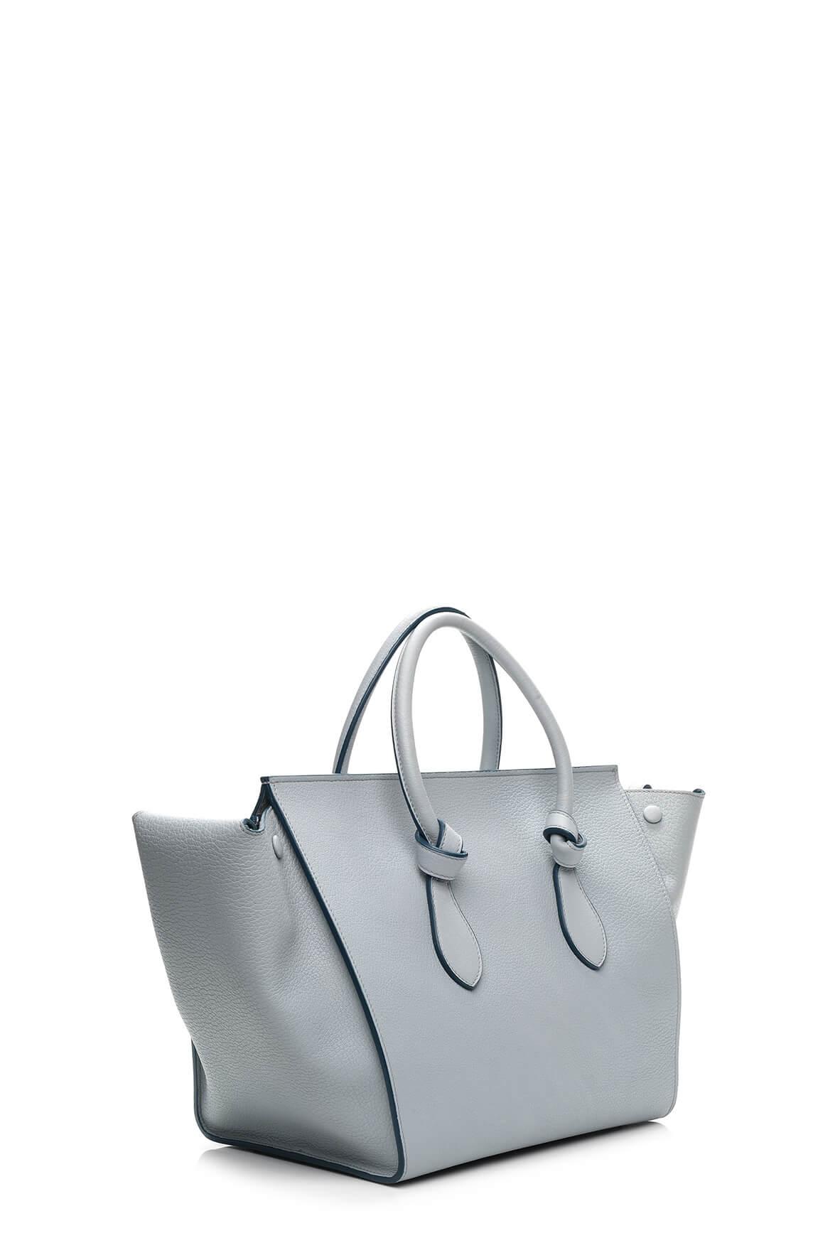 Small Tie Tote Sky Blue