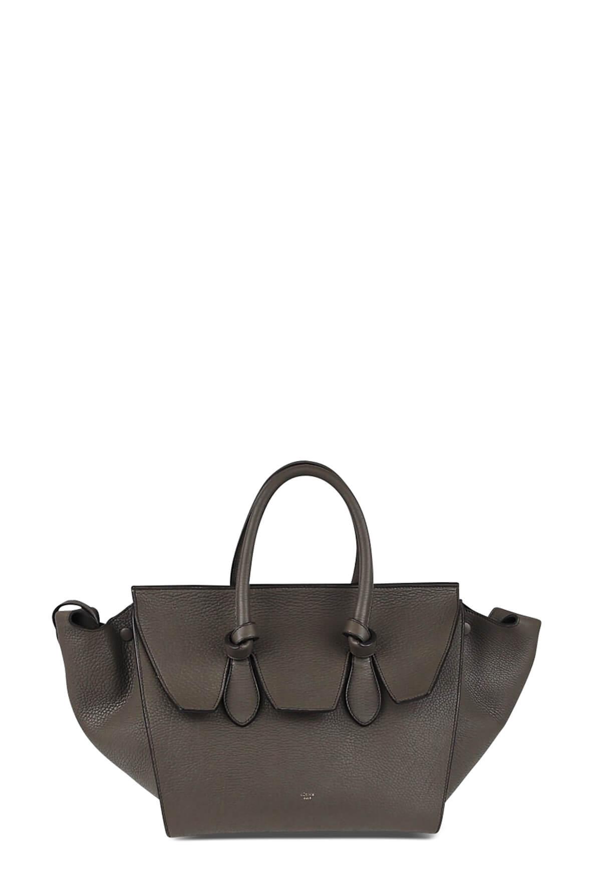 Small Tie Tote Dark Khaki