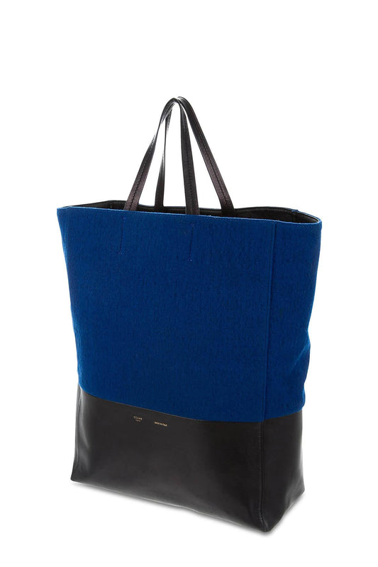 Vertical Cabas Tote Blue