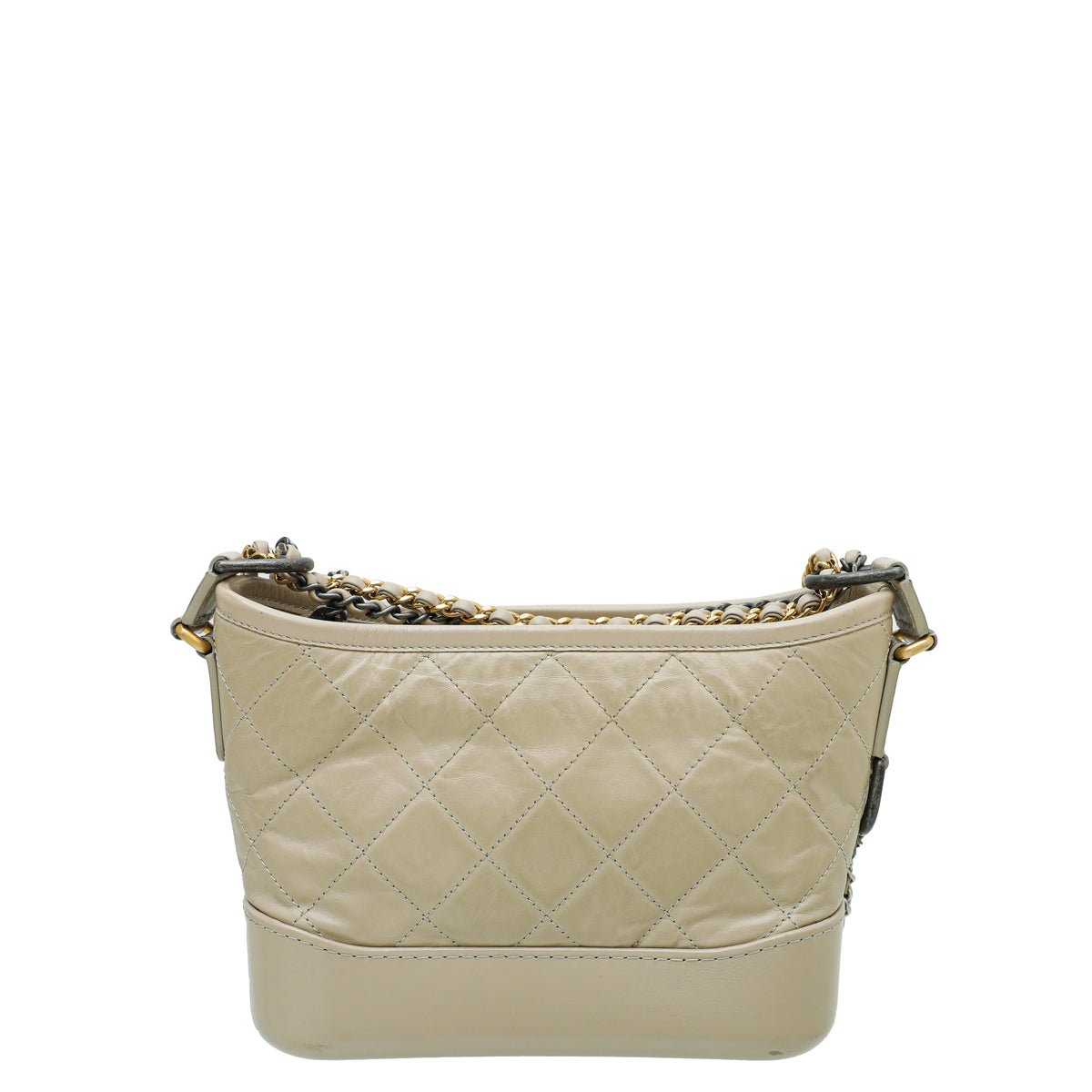 Chanel Beige Aged Gabrielle Hobo Small Bag