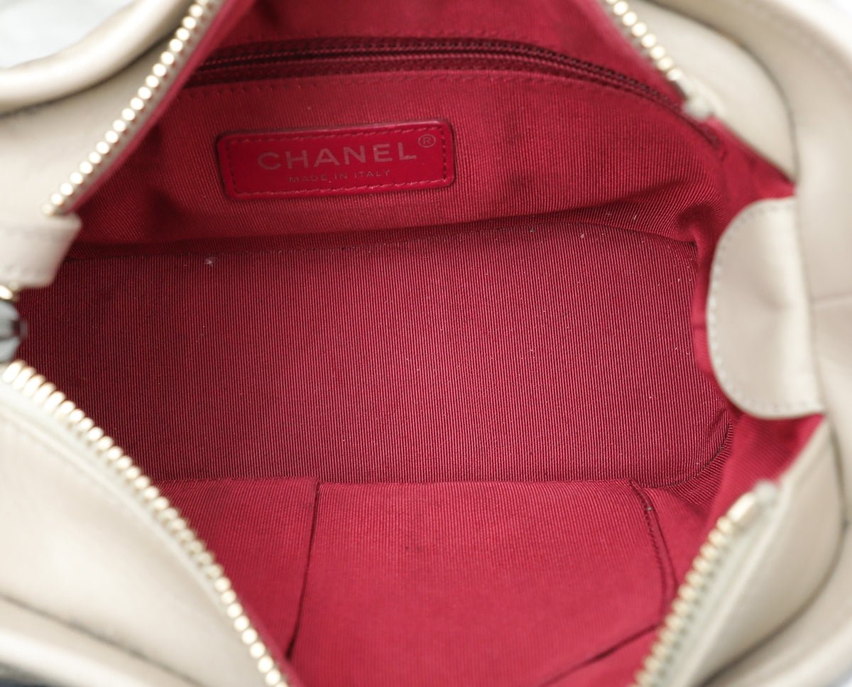 Chanel Beige Aged Gabrielle Hobo Small Bag