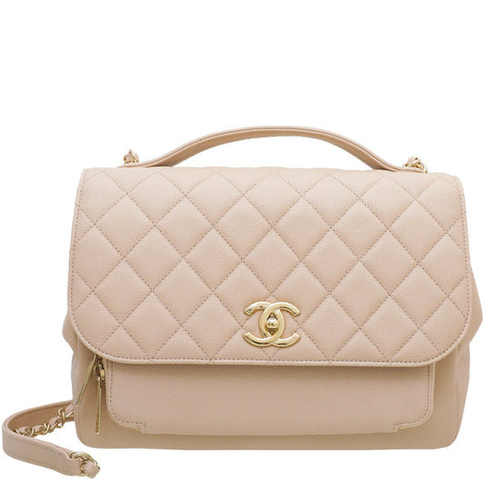 Chanel Beige CC Business Affinity Large Bag