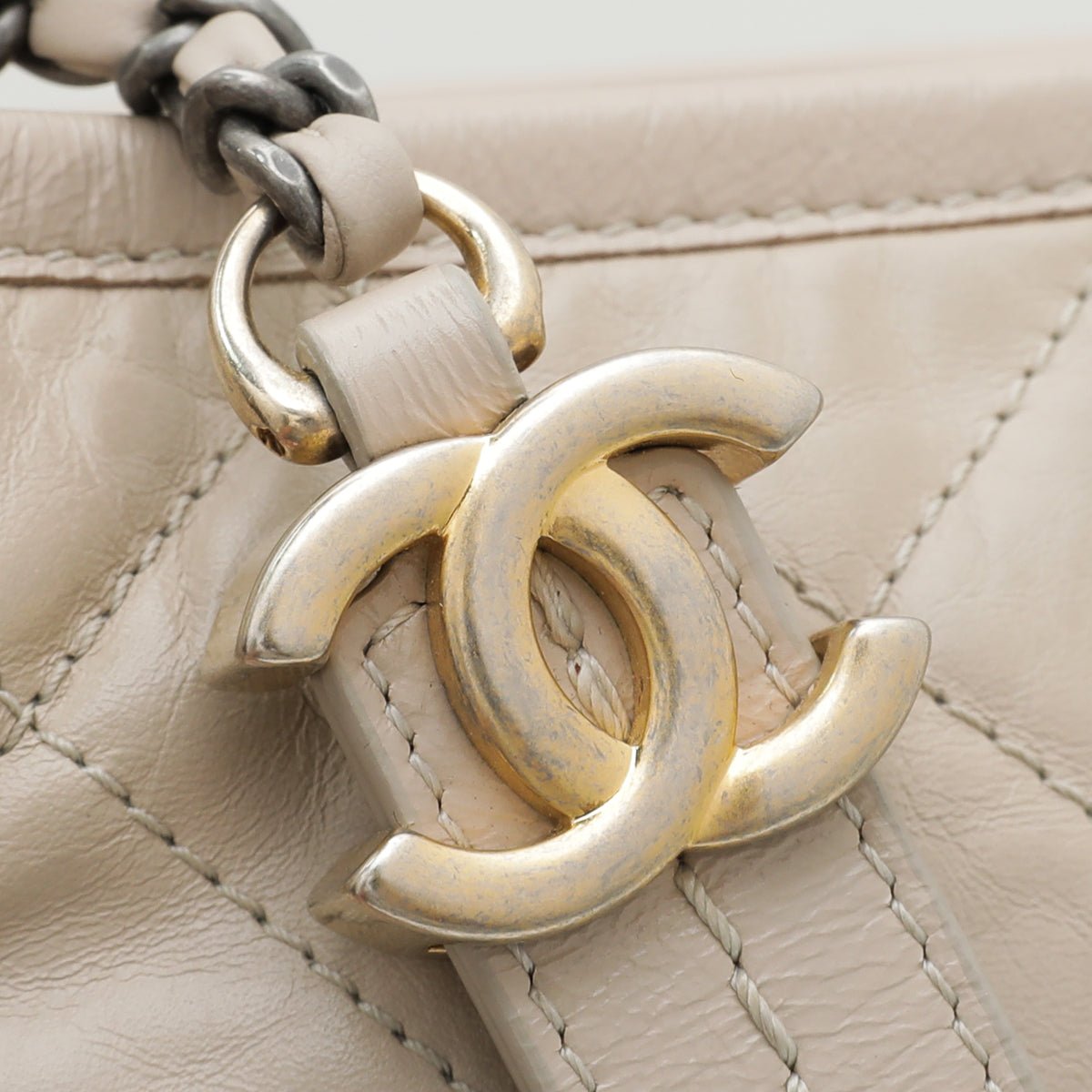 Chanel Beige Gabrielle Hobo Small Bag