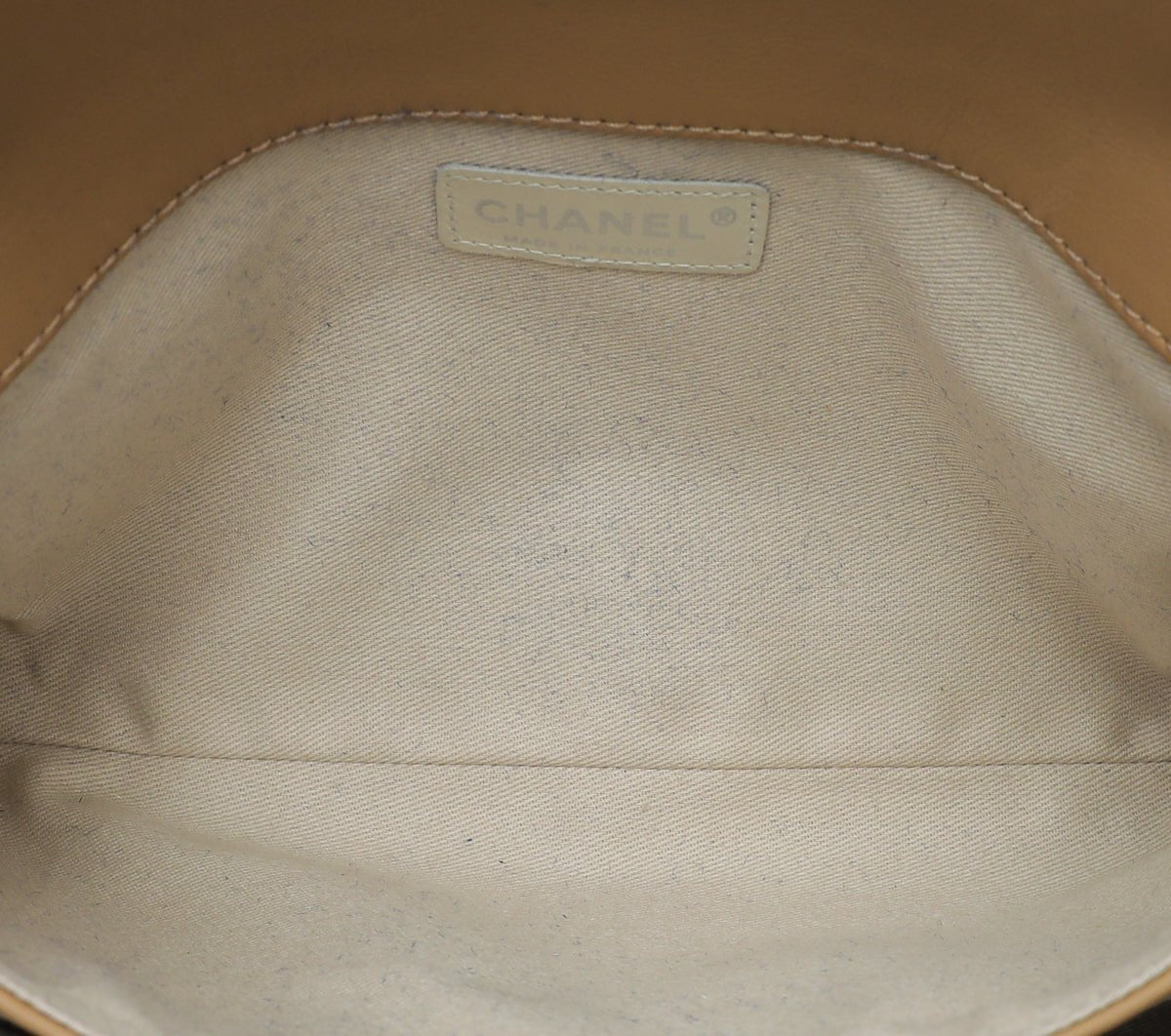 Chanel Beige Giant Reissue Lock Bag