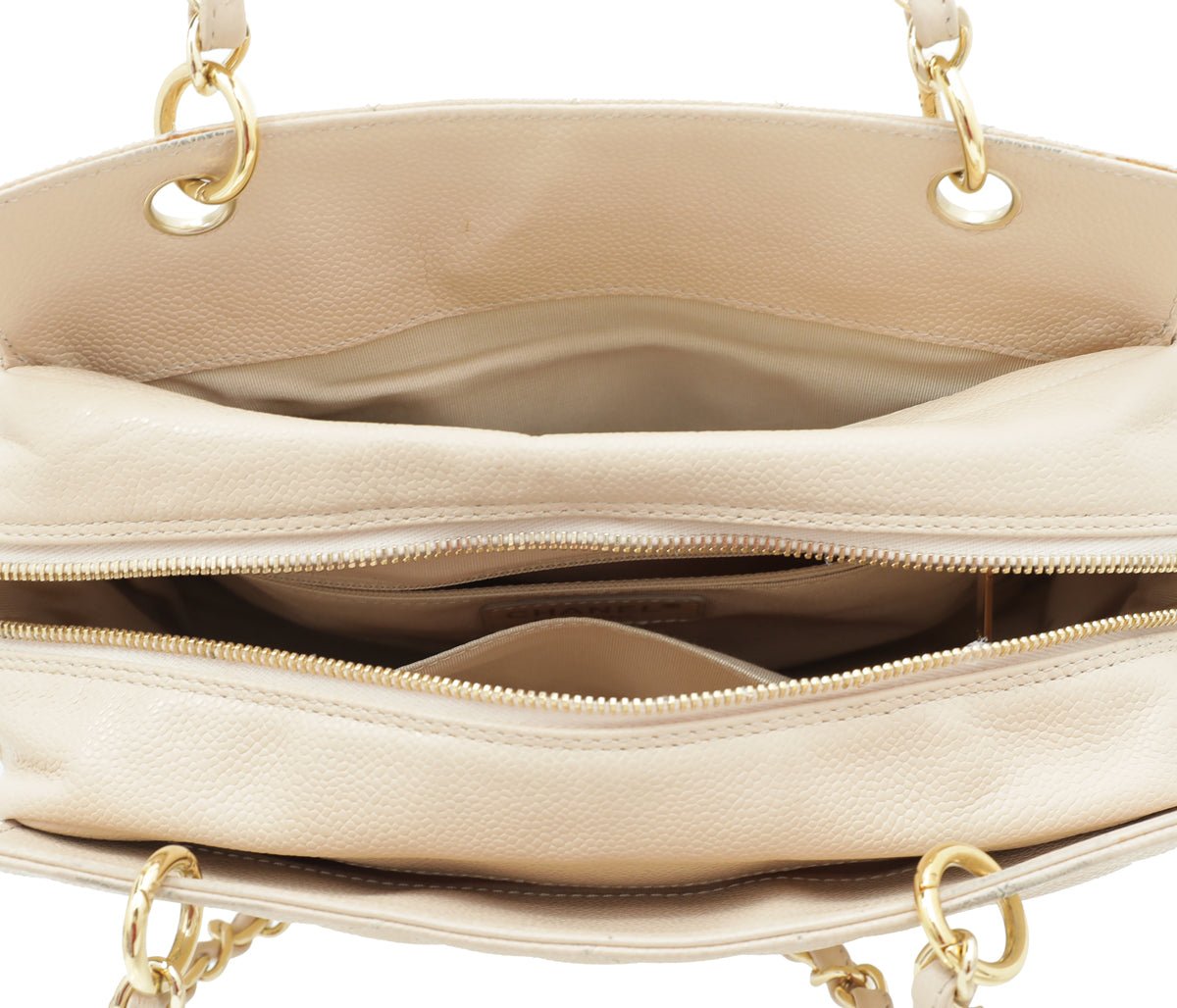 Chanel Beige Petite Shopping Tote (PST) Bag