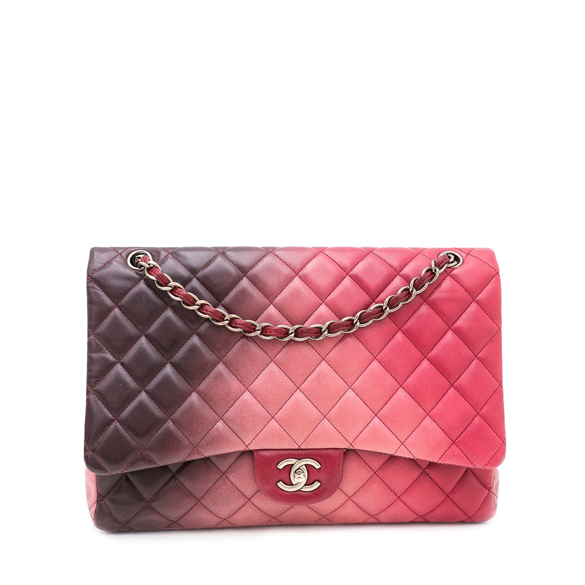 Chanel Bicolor CC Single Flap Maxi Bag