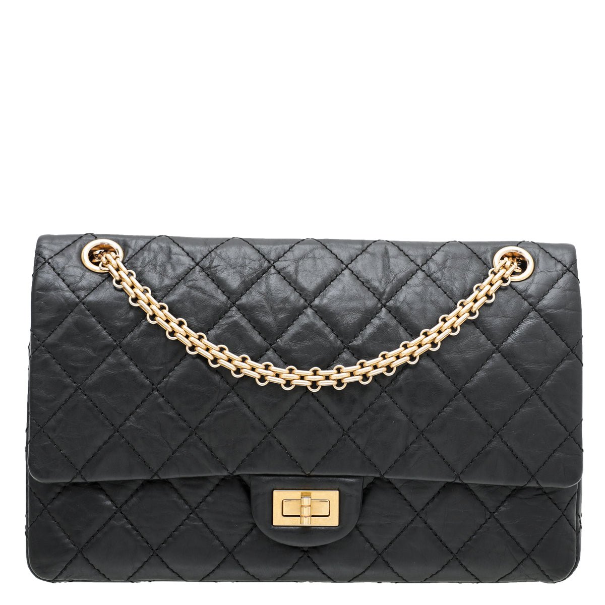 Chanel Black 2.55 Reissue 226 Flap Bag