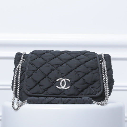 Chanel Black Accordion Shoulder bag