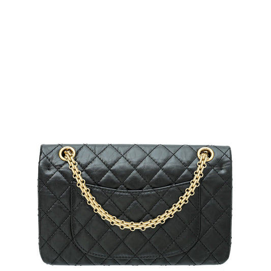 Chanel Black Aged 2.55 Reissue Flap 225 Bag