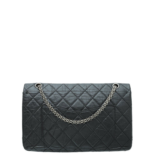 Chanel Black Aged 2.55 Reissue Flap Maxi 227 Bag