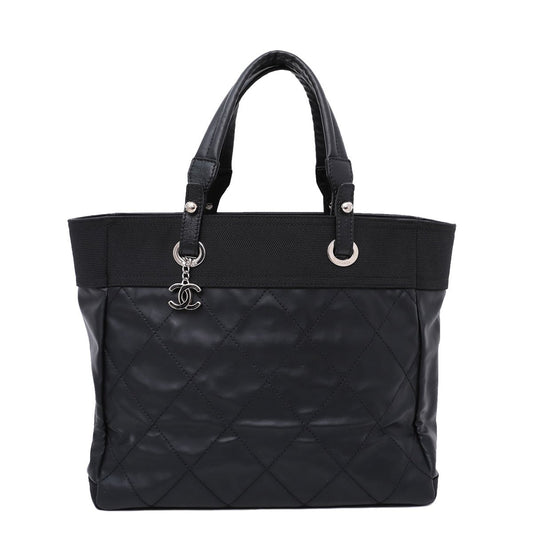 Chanel Black Biarritz Tote Bag Large